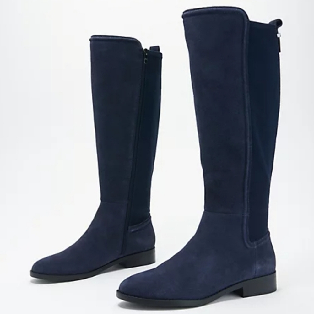 Marc Fisher Shiane navy blue boots